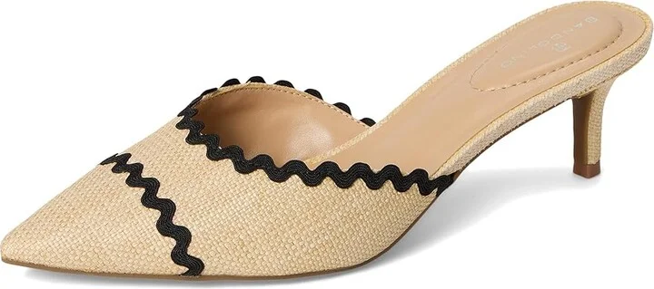 Bandolino Mymy Women's Shoes Light Natural/Black : 5 M, Rubber/Synthetic - Image 5
