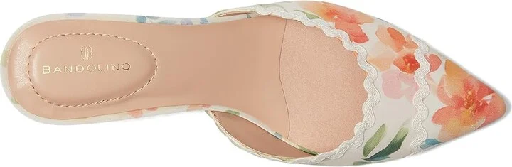 Bandolino Mymy Women's Shoes Peach Dreamy Floral Multi/Ivory : 10 M, Rubber/Synthetic - Image 2