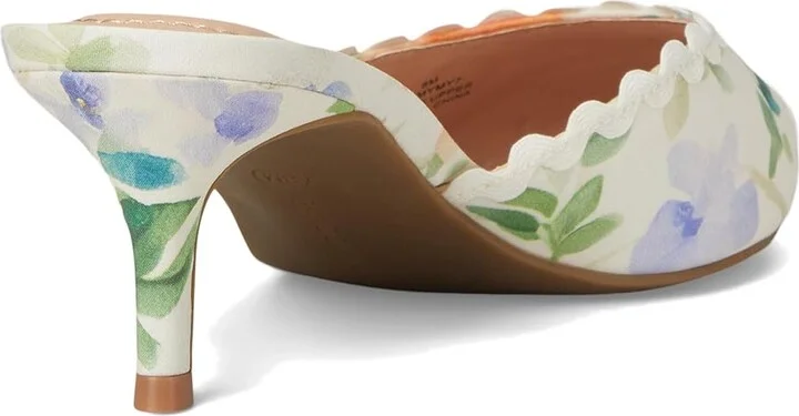 Bandolino Mymy Women's Shoes Peach Dreamy Floral Multi/Ivory : 10 M, Rubber/Synthetic - Image 4