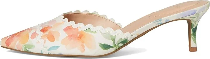 Bandolino Mymy Women's Shoes Peach Dreamy Floral Multi/Ivory : 10 M, Rubber/Synthetic - Image 6