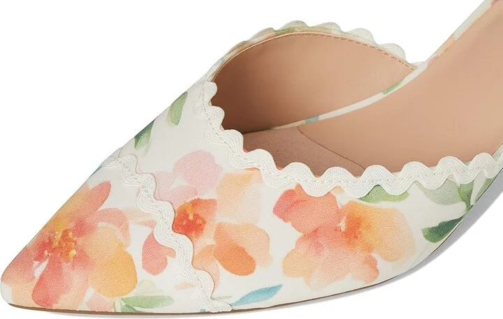 Bandolino Mymy Women's Shoes Peach Dreamy Floral Multi/Ivory : 10 M, Rubber/Synthetic - Image 7