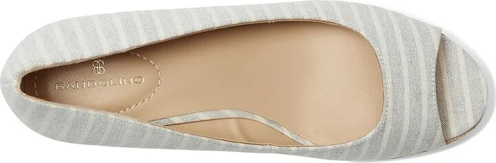 Bandolino Nuri 7 Women's Shoes Light Blue Stripe : 5.5 M, Textile - Image 2