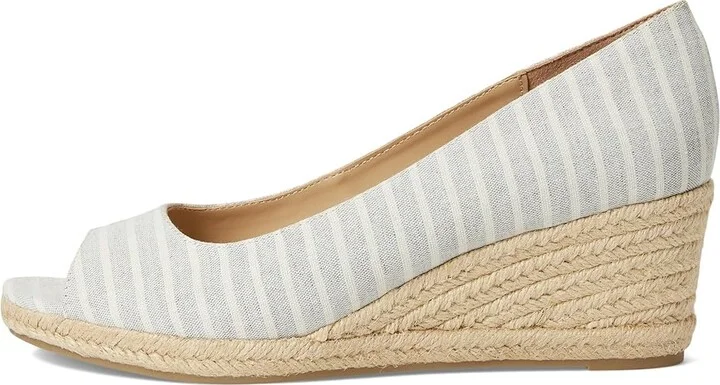 Bandolino Nuri 7 Women's Shoes Light Blue Stripe : 5.5 M, Textile - Image 6