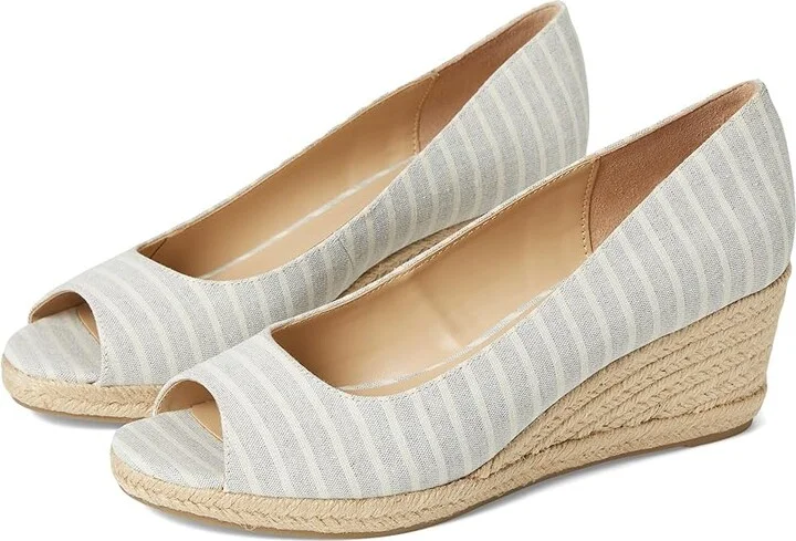 Bandolino Nuri 7 Women's Shoes Light Blue Stripe : 5.5 M, Textile