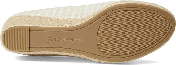 Bandolino Nuri 7 Women's Shoes Light Natural Stripe : 11 M, Textile - Image 3