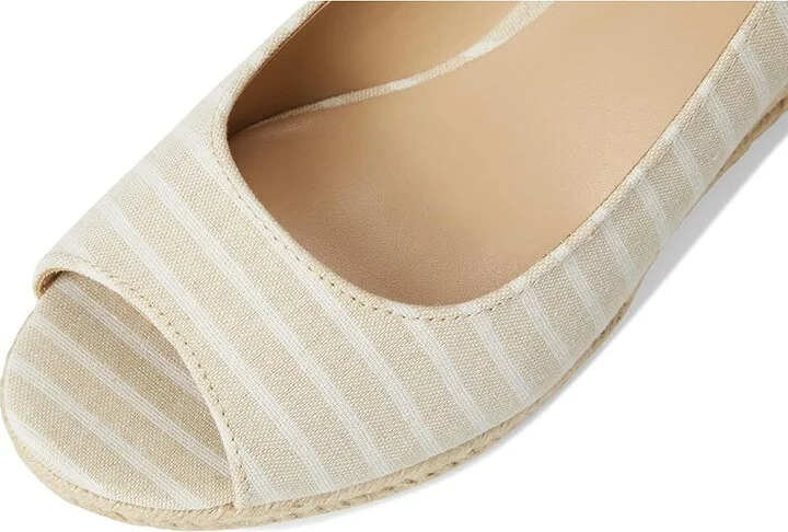 Bandolino Nuri 7 Women's Shoes Light Natural Stripe : 11 M, Textile - Image 7