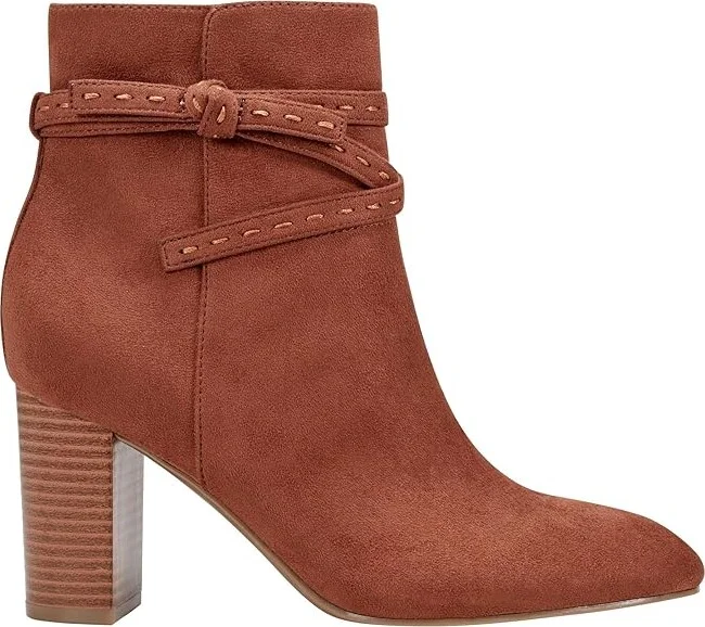 Bandolino Ocorn Women's Boots Dark Natural : 9 M, Suede - Image 6