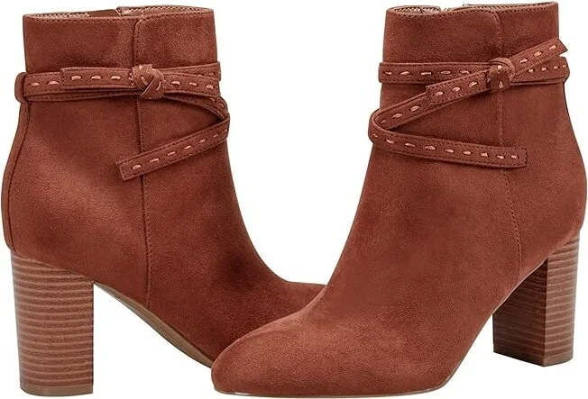 Bandolino Ocorn Women's Boots Dark Natural : 9 M, Suede