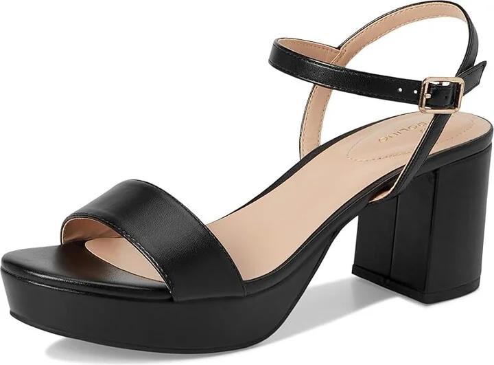 Bandolino Pennie Women's Dress Sandals Black : 11 M, Faux Leather - Image 5