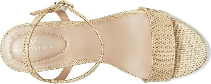 Bandolino Pennie Women's Dress Sandals Light Natural : 6 M, Faux Leather - Image 2