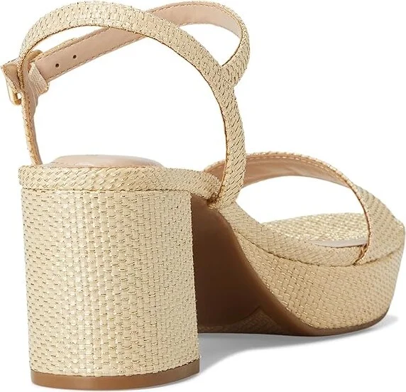 Bandolino Pennie Women's Dress Sandals Light Natural : 6 M, Faux Leather - Image 4