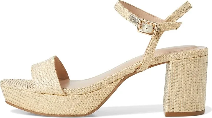 Bandolino Pennie Women's Dress Sandals Light Natural : 6 M, Faux Leather - Image 6