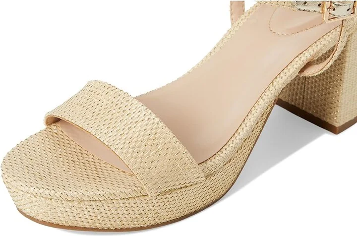 Bandolino Pennie Women's Dress Sandals Light Natural : 6 M, Faux Leather - Image 7