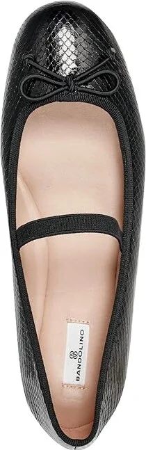 Bandolino Phalon Women's Flat Shoes Black Snake : 8.5 M, Polyester - Image 2