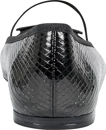 Bandolino Phalon Women's Flat Shoes Black Snake : 8.5 M, Polyester - Image 4