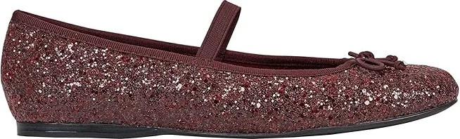 Bandolino Phalon Women's Flat Shoes Dark Red Glitter : 11 M, Polyester - Image 5