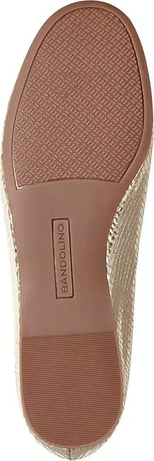 Bandolino Phalon Women's Flat Shoes Gold Snake : 9.5 M, Polyester - Image 3