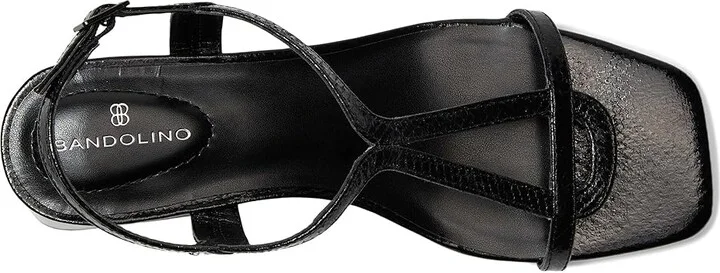 Bandolino Primadon Women's Dress Sandals Black Snake : 8.5 M, Synthetic - Image 2