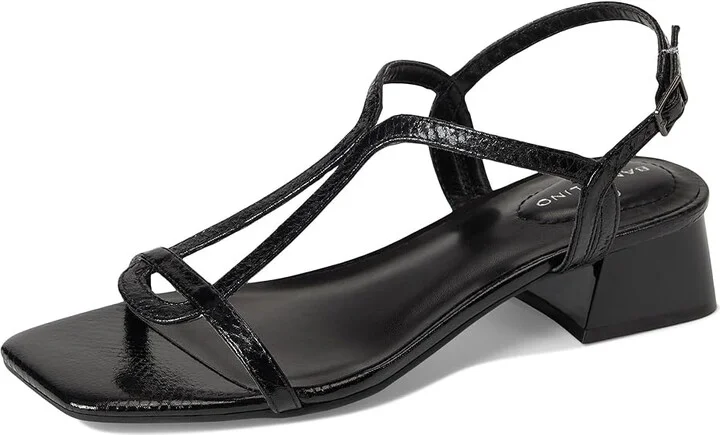 Bandolino Primadon Women's Dress Sandals Black Snake : 8.5 M, Synthetic - Image 5