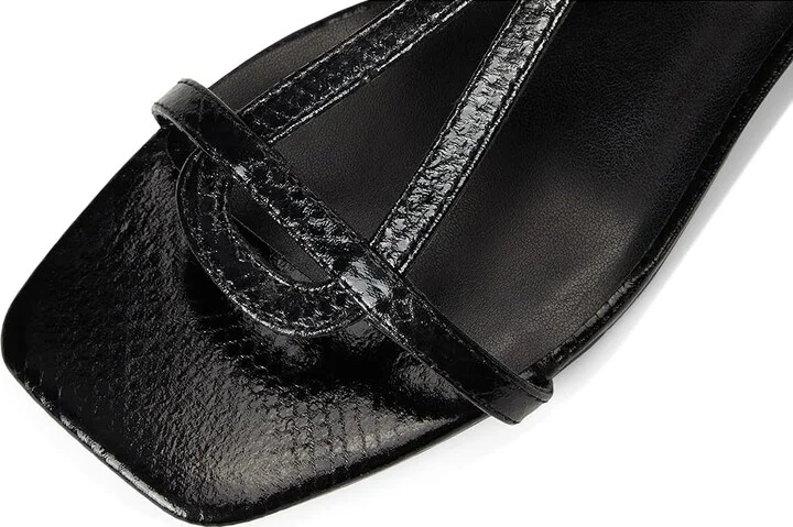 Bandolino Primadon Women's Dress Sandals Black Snake : 8.5 M, Synthetic - Image 7
