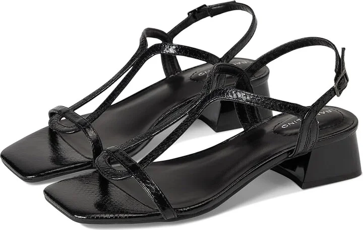 Bandolino Primadon Women's Dress Sandals Black Snake : 8.5 M, Synthetic