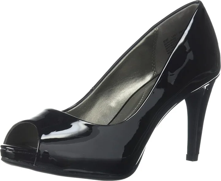 Bandolino Rainaa Women's Shoes Black Sleek Patent PU : 5 M, Synthetic - Image 2