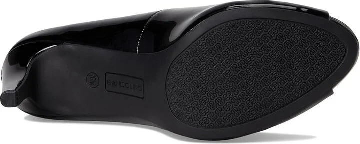 Bandolino Rainaa Women's Shoes Black Sleek Patent PU : 5 M, Synthetic - Image 4