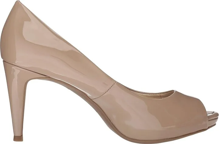 Bandolino Rainaa Women's Shoes Cafe Latte Sleek Patent PU : 5 M, Synthetic - Image 8