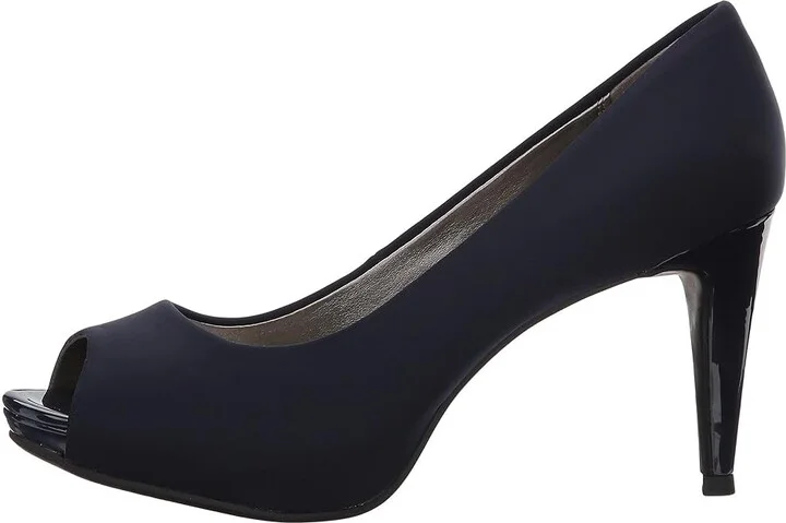 Bandolino Rainaa Women's Shoes Navy Lycra : 5 M, Textile - Image 7