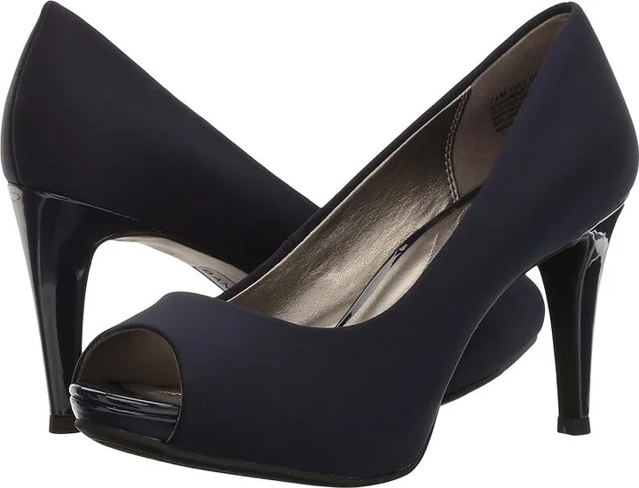 Bandolino Rainaa Women's Shoes Navy Lycra : 5 M, Textile