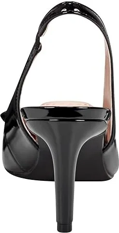 Bandolino Shane High Women's Heels Black Patent : 8 M, Rubber/Synthetic - Image 4