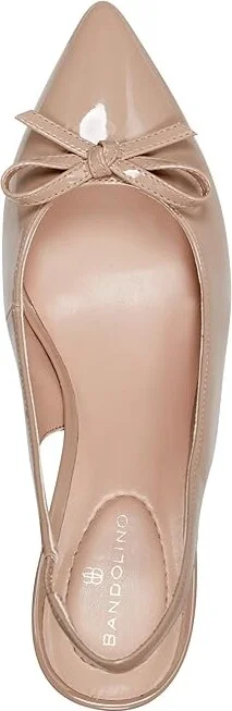 Bandolino Shane High Women's Heels Light Natural Patent : 10 M, Rubber/Synthetic - Image 2