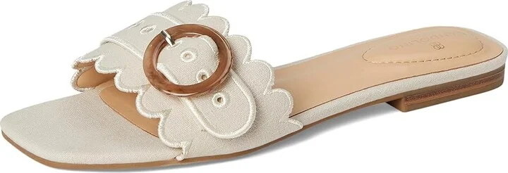 Bandolino Silla Women's Dress Sandals Light Natural : 8.5 M, Synthetic - Image 5