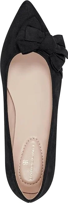 Bandolino Sophy Women's Flat Shoes Black : 8.5 M, Suede - Image 2