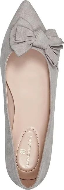 Bandolino Sophy Women's Flat Shoes Light Natural : 8 M, Suede - Image 2