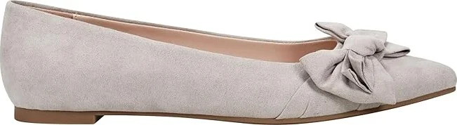 Bandolino Sophy Women's Flat Shoes Light Natural : 8 M, Suede - Image 5