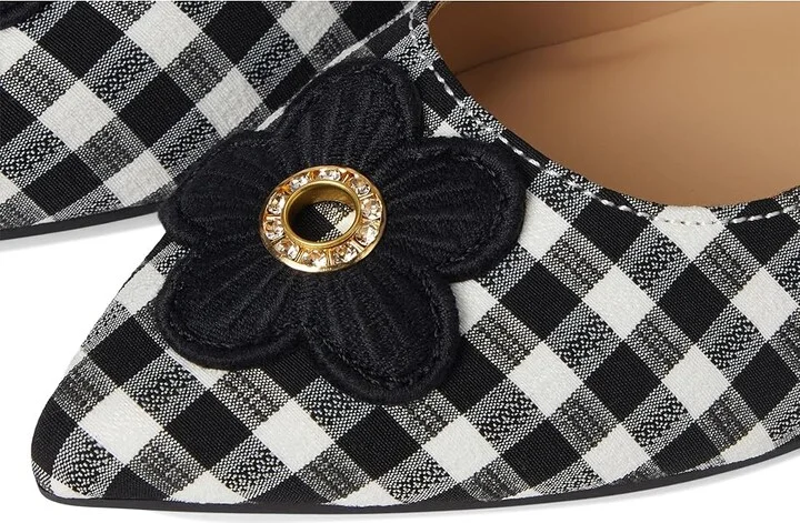 Bandolino Starry Women's Shoes Black/White Plaid Gingham : 6.5 M, Leather/Rubber - Image 7