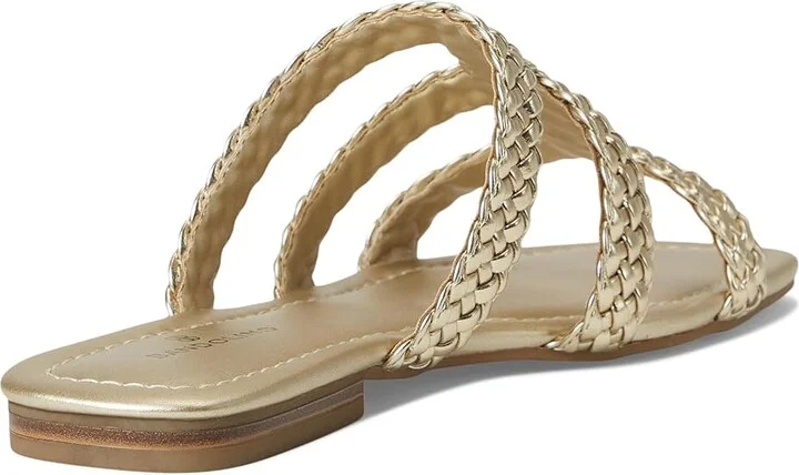 Bandolino Sumer Women's Dress Sandals Gold : 7 M, Faux Leather - Image 4