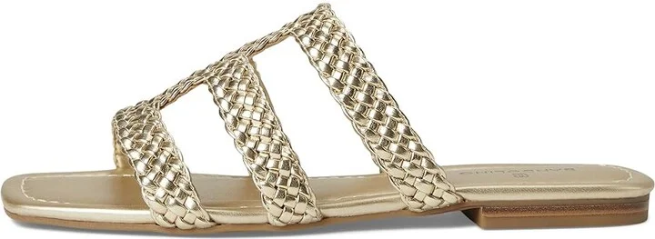 Bandolino Sumer Women's Dress Sandals Gold : 7 M, Faux Leather - Image 6