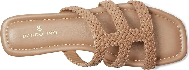 Bandolino Sumer Women's Dress Sandals Light Natural : 8.5 M, Faux Leather - Image 2
