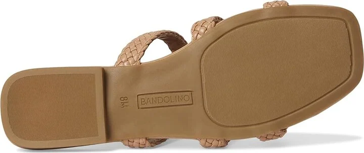 Bandolino Sumer Women's Dress Sandals Light Natural : 8.5 M, Faux Leather - Image 3