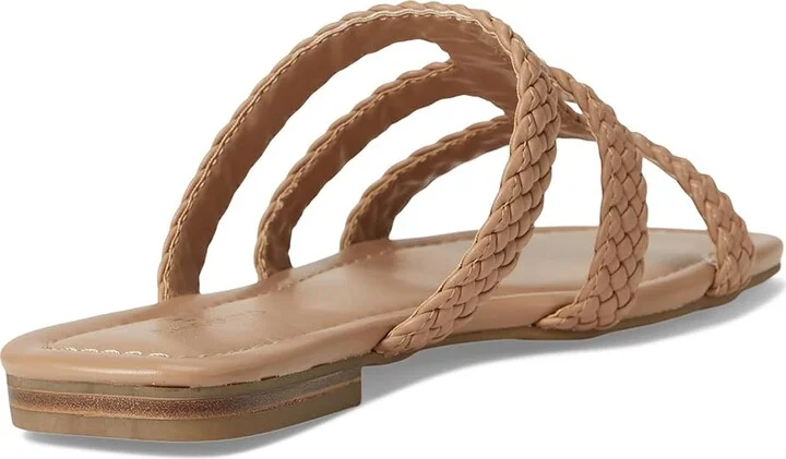 Bandolino Sumer Women's Dress Sandals Light Natural : 8.5 M, Faux Leather - Image 4