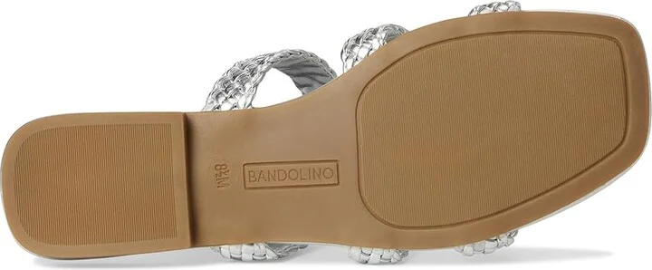 Bandolino Sumer Women's Dress Sandals Silver : 7 M, Faux Leather - Image 3