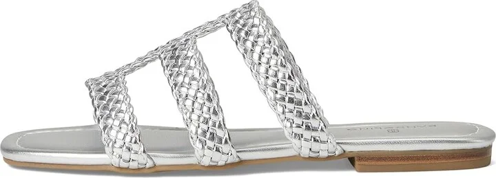 Bandolino Sumer Women's Dress Sandals Silver : 7 M, Faux Leather - Image 6