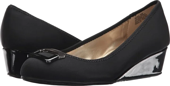 Bandolino Tad Women's Sandals Black Lycra : 5 M, Synthetic
