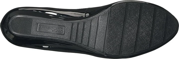 Bandolino Tad Women's Sandals Black Super Soft Patent Pu : 5.5 M, Synthetic - Image 4