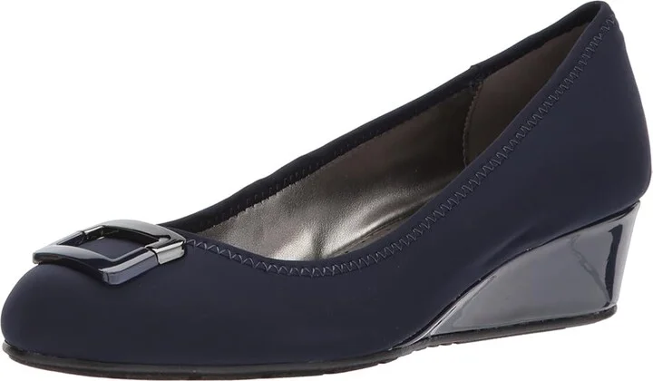 Bandolino Tad Women's Sandals Navy Lycra : 5 M, Synthetic - Image 2