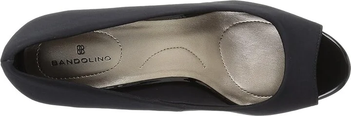 Bandolino Tufflove Women's Wedge Shoes Black : 5 M, Textile - Image 3