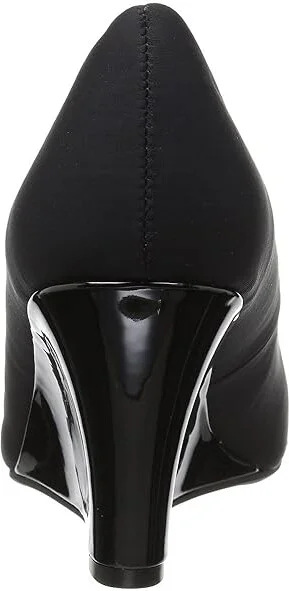 Bandolino Tufflove Women's Wedge Shoes Black : 5 M, Textile - Image 5