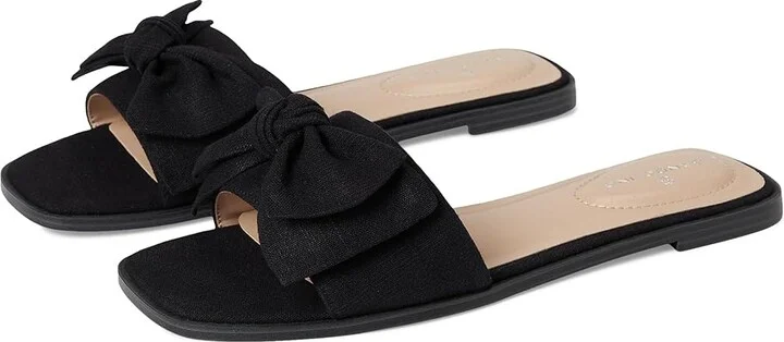 Bandolino Violeta Women's Wedge Shoes Black : 6 M, Synthetic